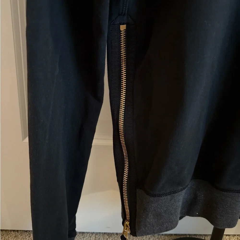 lululemon athletica Black Sweatshirt with Gold Zippers - Picture 3 of 6